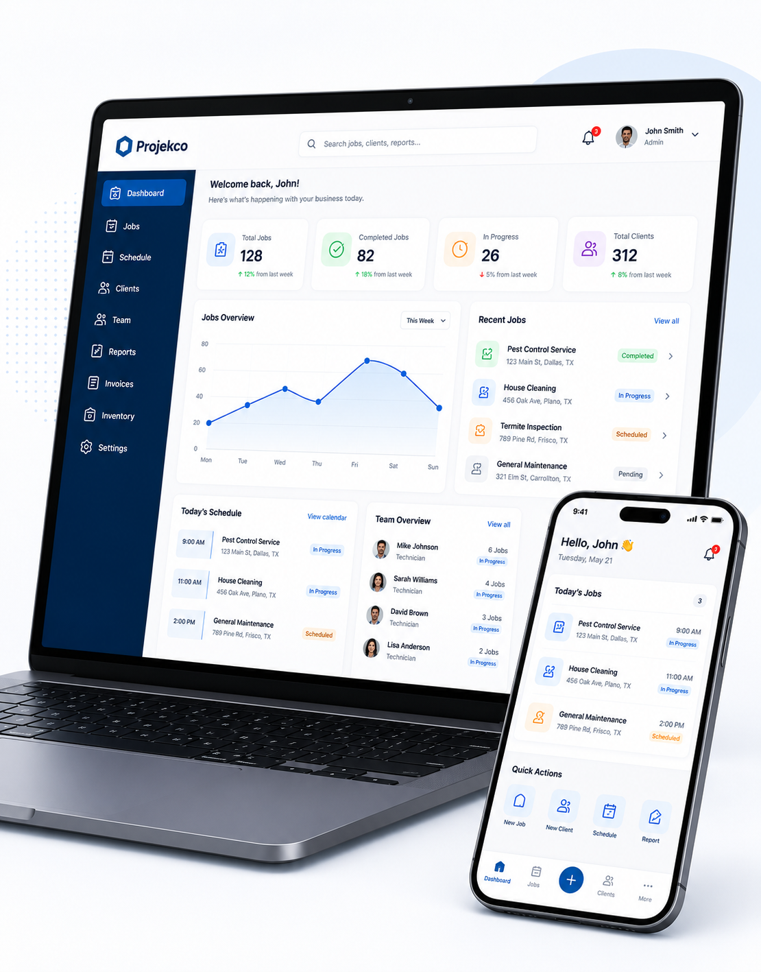 Projekco Dashboard